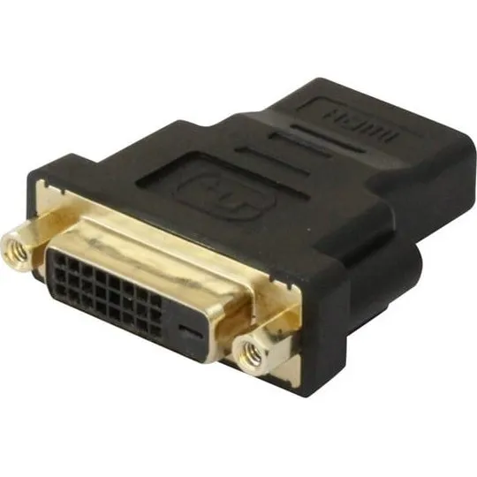 TECHly Videoadapter HDMI hun til DVI-D hun, dobbeltlink, sort