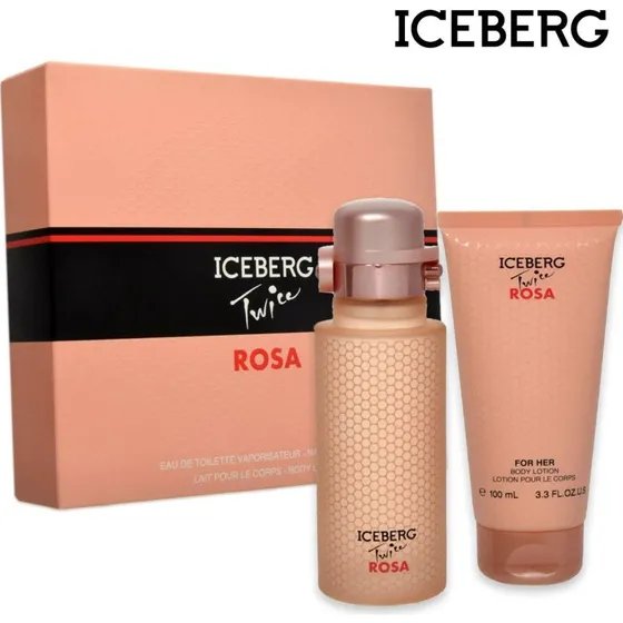 Iceberg Twice Rosa gaveæske: EDT 125 ml & Bodylotion 100 ml