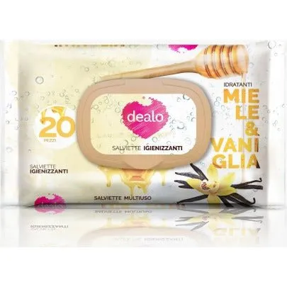 Dealo Baby Desinfektionsservietter Honning og Vanilje, 20 stk.