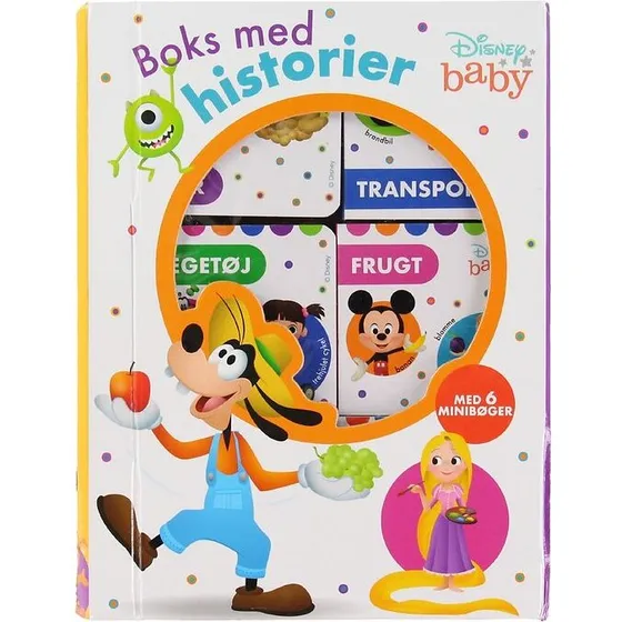 Karrusel Forlag Disney Boks med 6 Minibøger