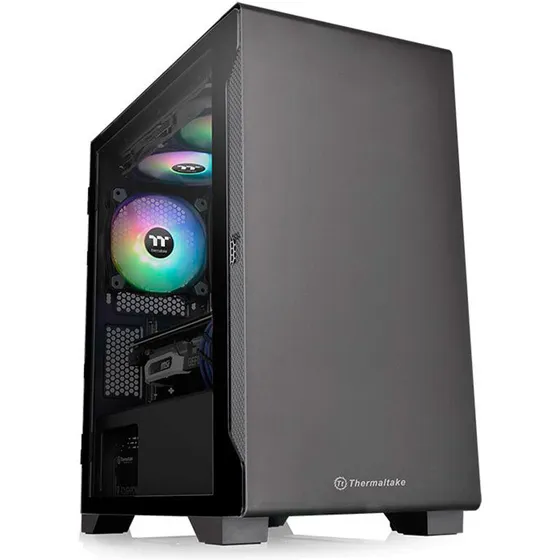 Thermaltake S100 TG Mini PC-kabinet (Micro-ATX/Mini-ITX) Sort