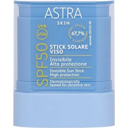 Astra Stick Solare SPF50 Usynlig Ansigtssolcreme 11 g