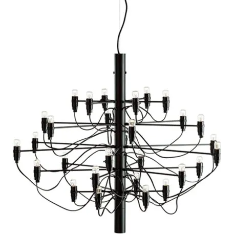Flos 2097/30 Lysekrone LED, Sort