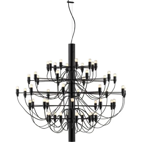 Flos 2097/50 Lysekrone Mat Sort LED