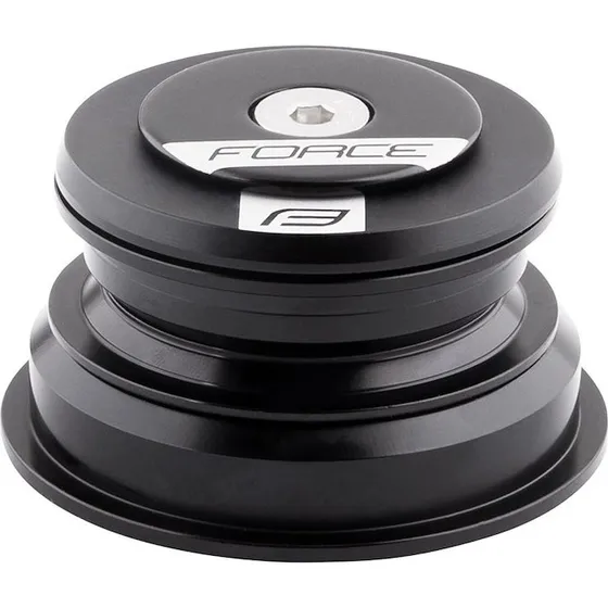 FORCE styrfittings tapered semi-integreret 1 1/8''-1 1/2'' sort