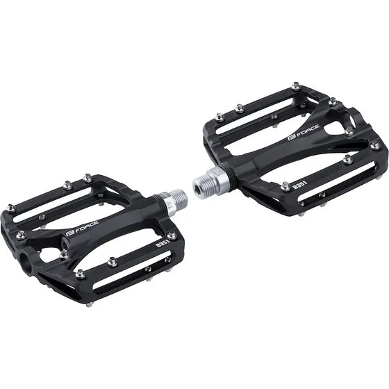 FORCE Swing pedaler i aluminium, sort