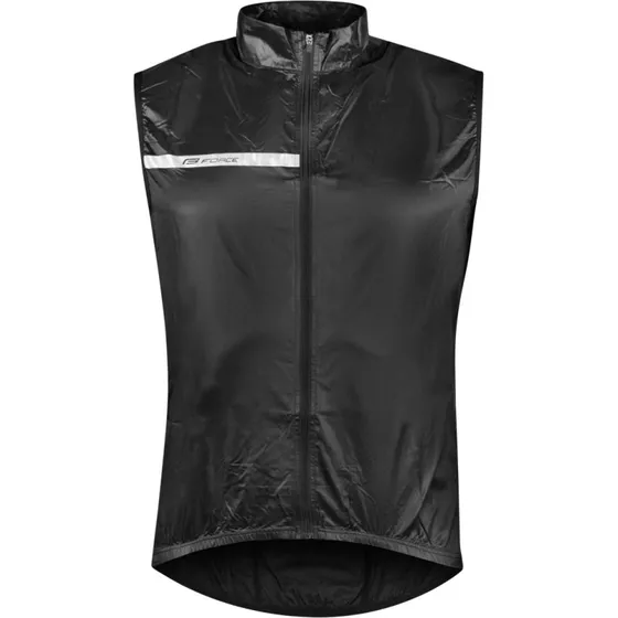 Force Windpro Vindtæt Vest Sort