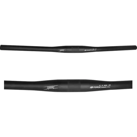 FORCE BASIC H4.1 MTB Flat Styr - 31,8 mm, 600 mm, Mat Sort