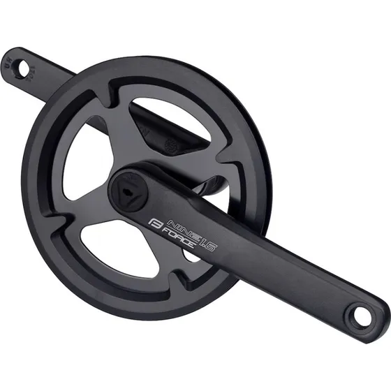 FORCE NINE 1.6 Kranksæt - 38T Stål & 170mm Alu - Firkantet Aksel