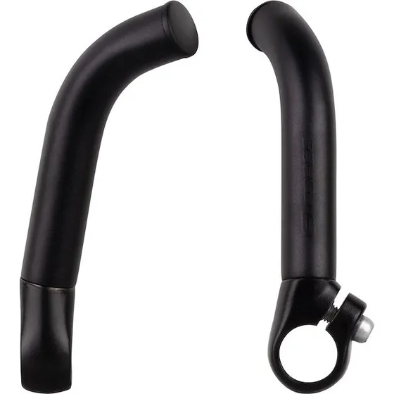 FORCE Bar Ends B4.3 - 14,5 cm Aluminium, Mat Sort
