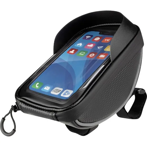 FORCE Smart XL styrtaske med mobilholder, 0,7L, sort
