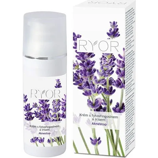 Ryor Acnestop Creme med Phytosphingosin og Iris - 50 ml
