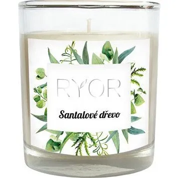Ryor Lille stearinlys Sandeltræ 65 g