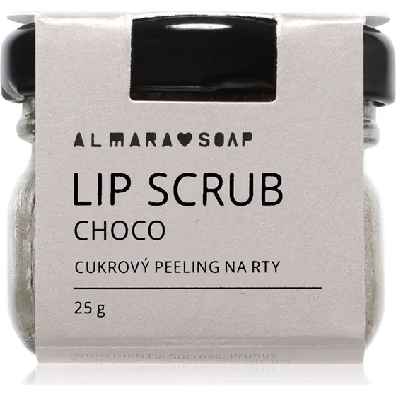 Almara Soap Lip Scrub Choco 25 g