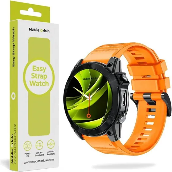 Mobile Origin Easy Strap Silicone Urrem 20mm - Orange