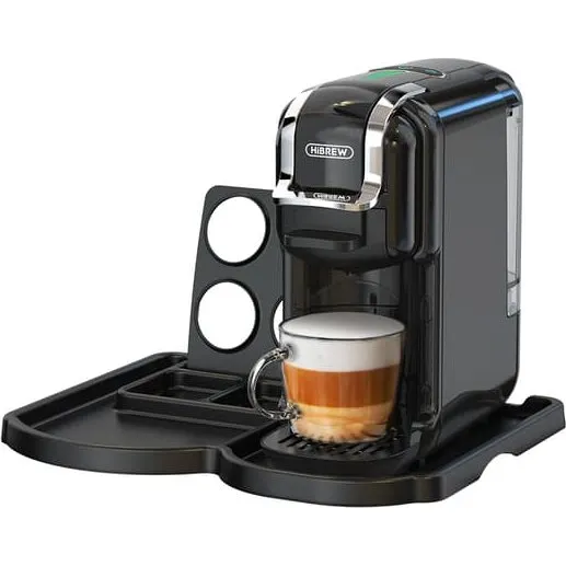 HiBREW 5-i-1 Multifunktionel Kaffemaskine H2B BK