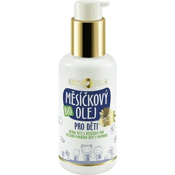 Purity Vision Økologisk Morgenfrueolie til børn, 100 ml