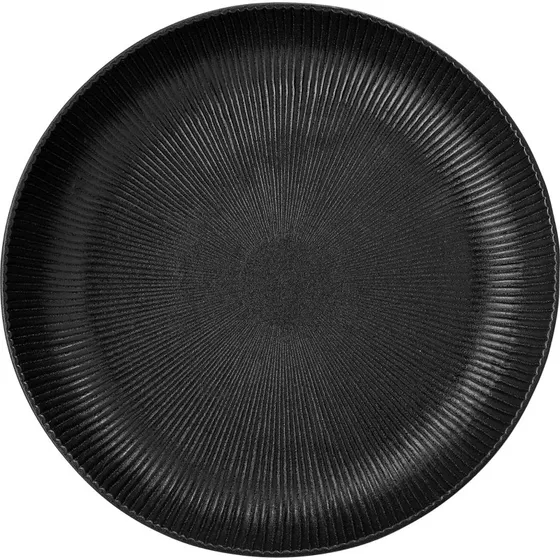 Bloomingville Neri Serveringsskål i sort stentøj, Ø33 cm