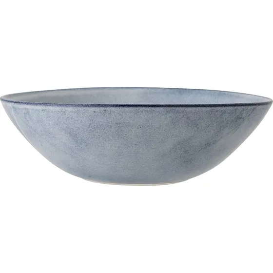 Bloomingville Sandrine Serveringsskål, Blå Stentøj, Ø32 cm
