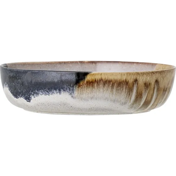 Bloomingville Jules Serveringsskål i Stentøj, Multifarvet, 25 cm
