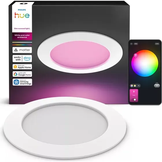 Philips Hue Slim indbygningsspot White & Color Ambiance