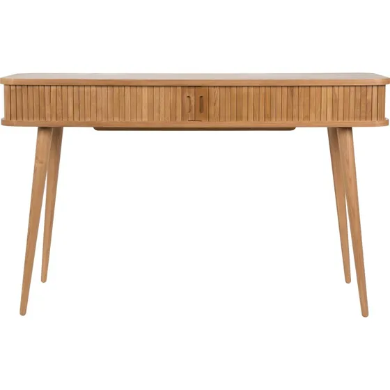 Zuiver Barbier konsolbord i asketræ med skydelåger, 120x35 cm