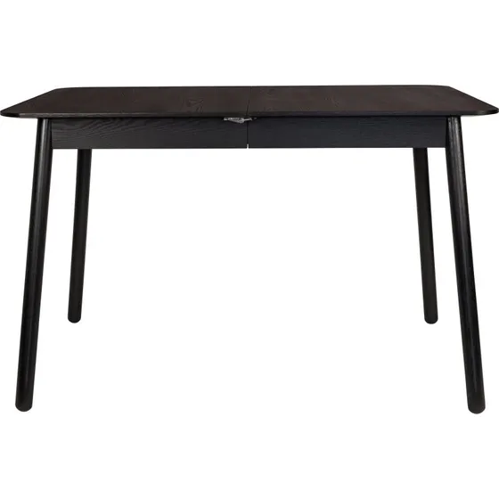 Zuiver Glimps spisebord med butterflybordplade, sort egetræ (120/162x80)