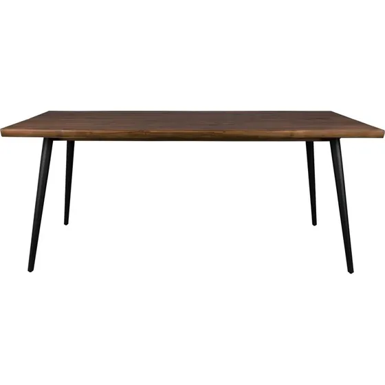 Dutchbone Alagon Spisebord 180x90 cm - Valnød & Sort Stål