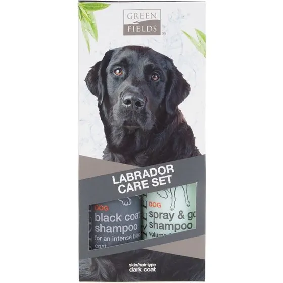 Greenfields Pelspleje Sæt til Labrador - 2x250 ml - Mørk