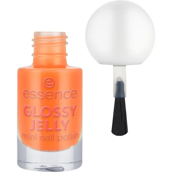 essence Glossy Jelly Mini neglelak 03 — lys orange (5 ml)
