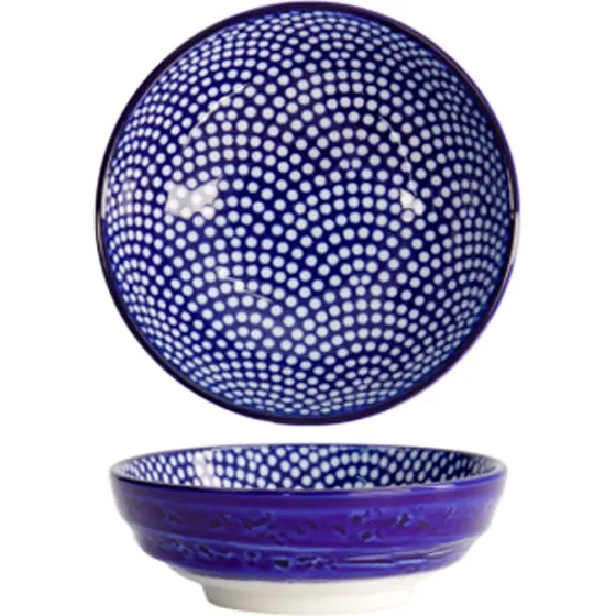 Tokyo Design Studio Nippon Blue Dish Dots 9,5 cm