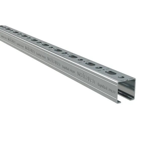 Walraven RapidRail Profilskinne 30x30 6m 1,5mm