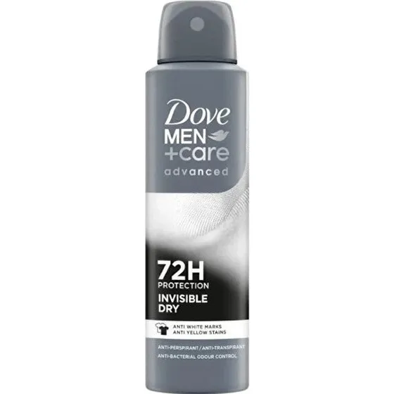 Dove Men+Care Usynlig Tør Antiperspirant Spray 150 ml