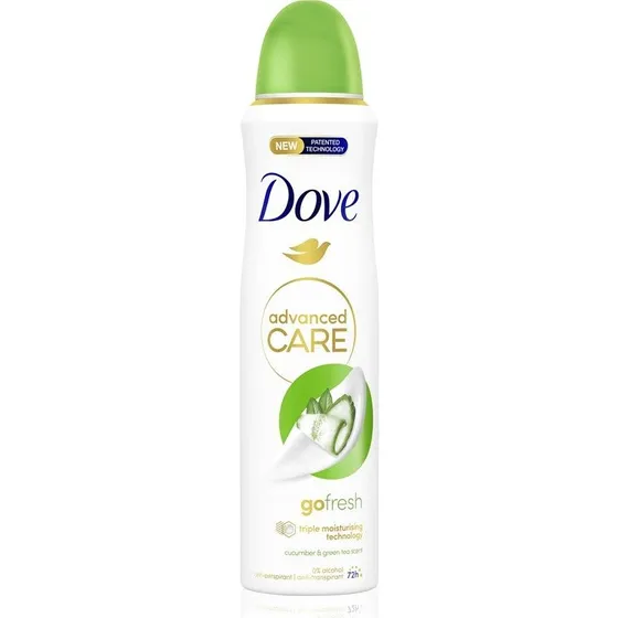 Dove Advanced Care Go Fresh Agurk & Grøn te Antiperspirant 150ml