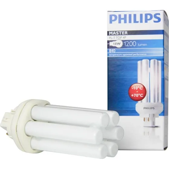 Philips MASTER PL-T Top 18W 840 Kold Hvid 4-pin