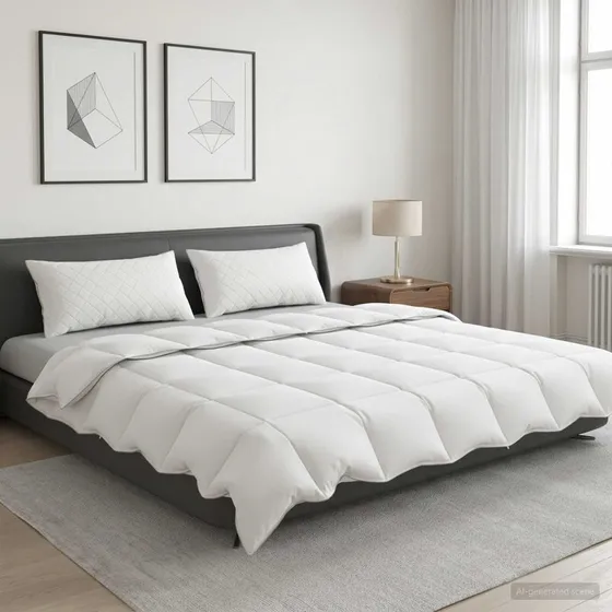 vidaXL FULDA 90% gåsedun dyne sæt 3 stk. 200x200 cm Sommer