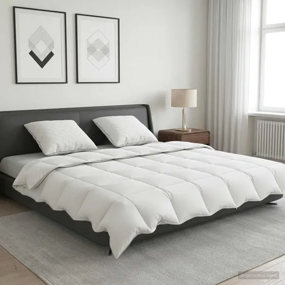 vidaXL FULDA 90% gåsedun dyne sæt, 3 stk., 200x200 cm, sommer