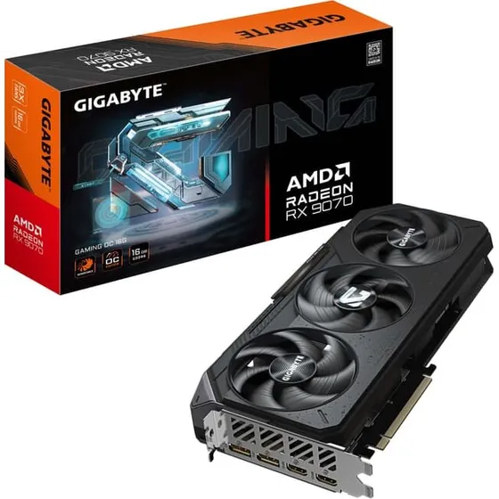 Gigabyte Radeon RX 9070 GAMING OC 16GB grafikkort