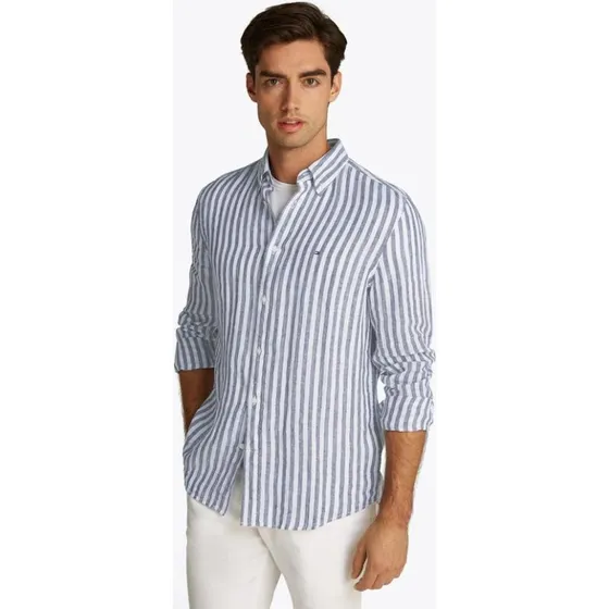Linen Essential Stripe RF Shirt