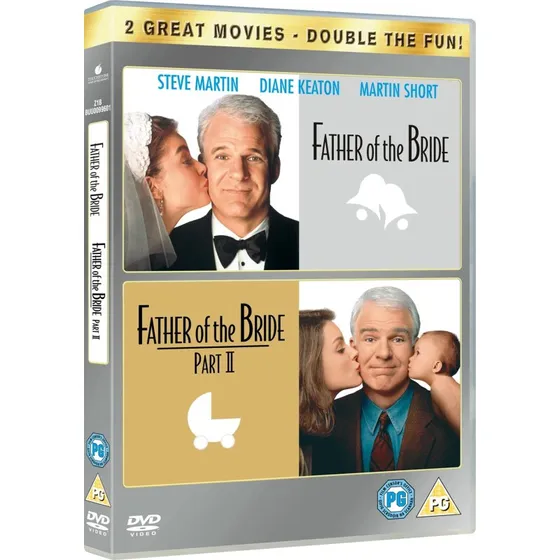 Brudens far 1+2 (2 DVD) - Komedie-samling