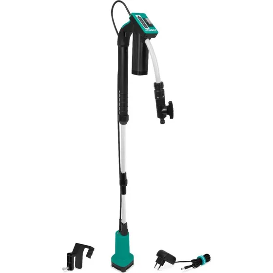 VONROC Regnvandspumpe 12V – 1500 l/t | Inkl. Akku & Lader