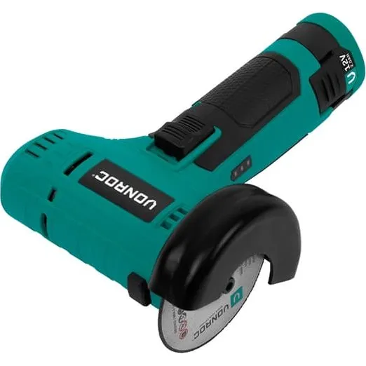 VONROC 12V Akku Mini Vinkelsliber 76mm inkl. batteri og oplader
