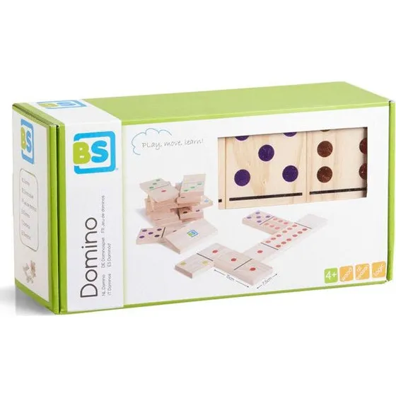 Buiten Speel Kæmpe Domino i Træ - 28 dele