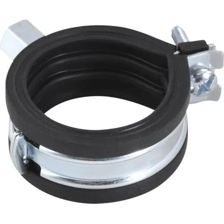 Walraven Flash rørbøjle 53-56mm - Elforzinket M8/M10 med EPDM
