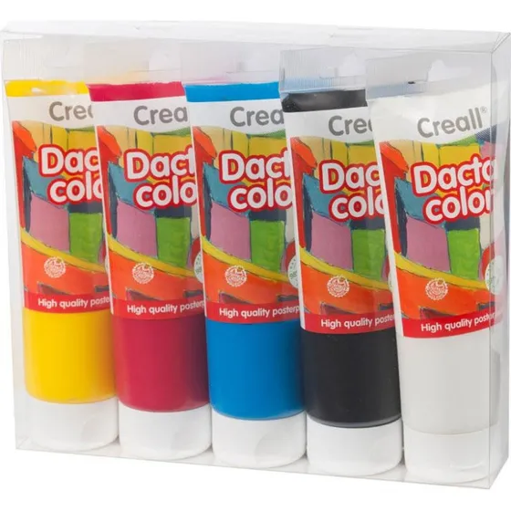 Creall Dacta Plakatmaling Sæt - 5 x 250 ml