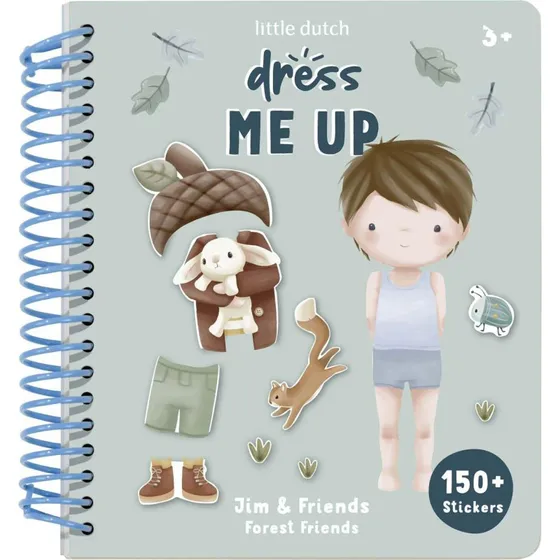 Little Dutch Dress up Sticker book Jim Forest Friends