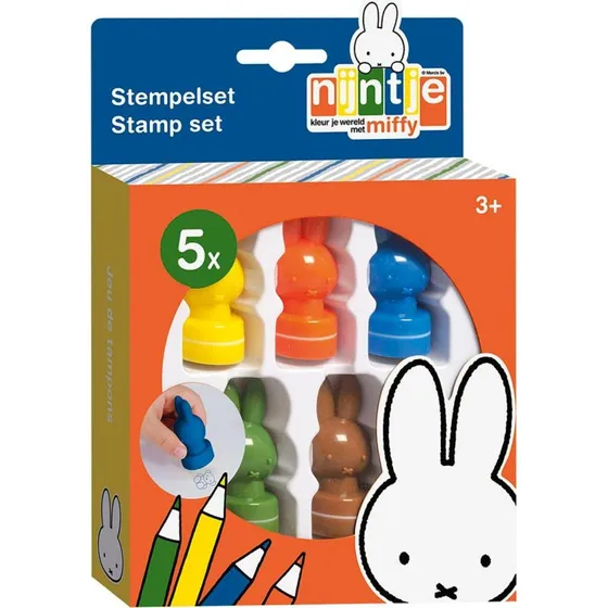 Bambolino Miffy 3D Stempler - 5 stk.