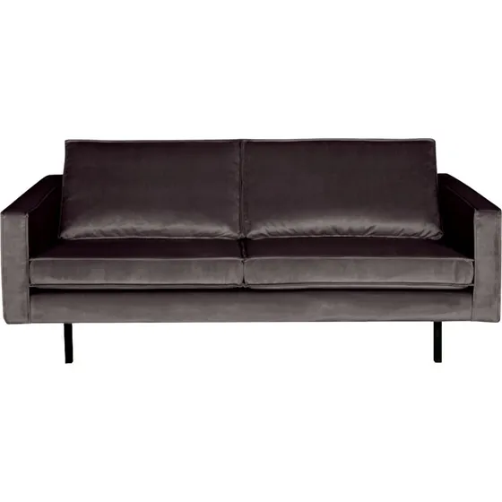 WOOOD Rodeo 2,5-personers sofa i antracit velour, 190 cm