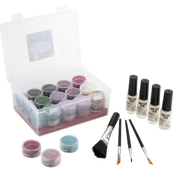 Joya XXL Glitter Tattoo Set - Sæt til midlertidige tatoveringer