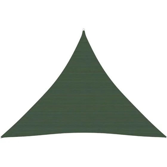 vidaXL solsejl 5x5x5 m mørkegrøn HDPE 160 g/m²